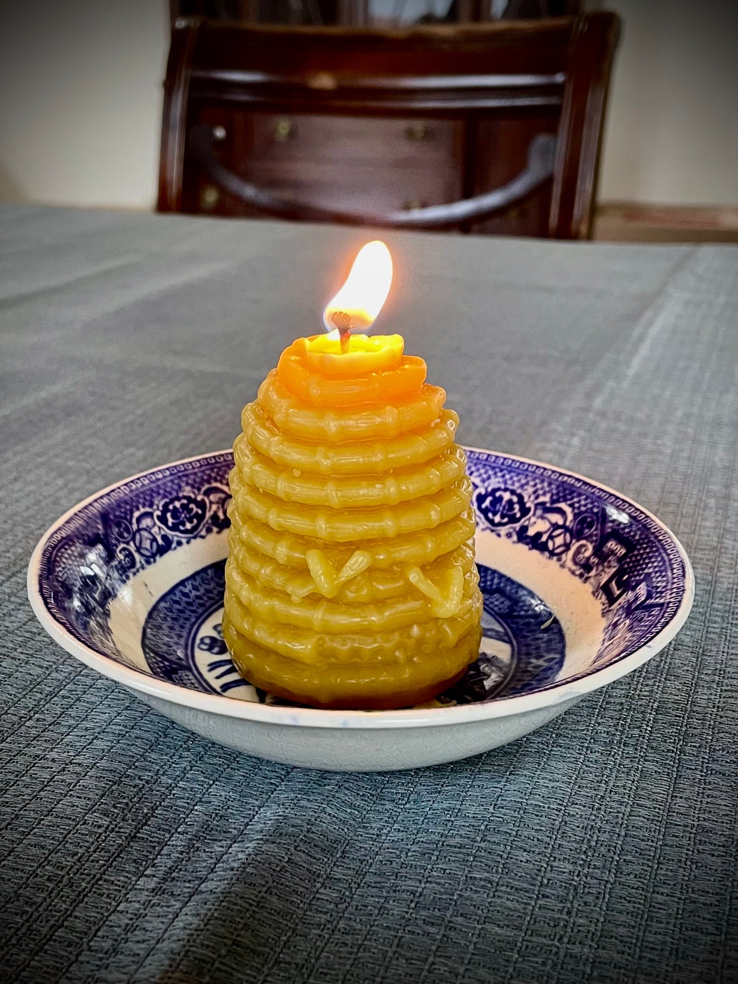 Large Beehive 100% Beeswax Candle