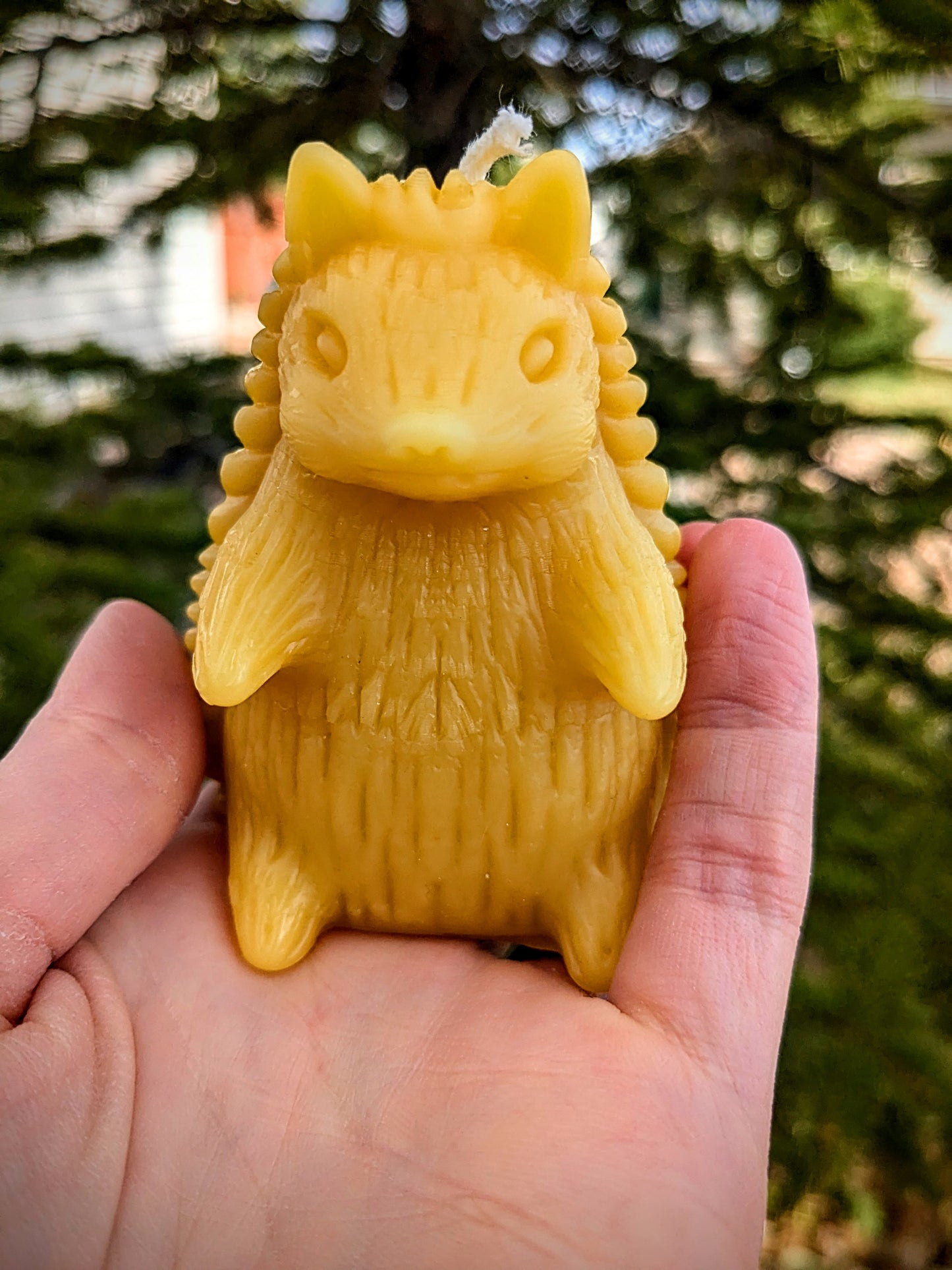 Hedgehog Candle - 100% Beeswax