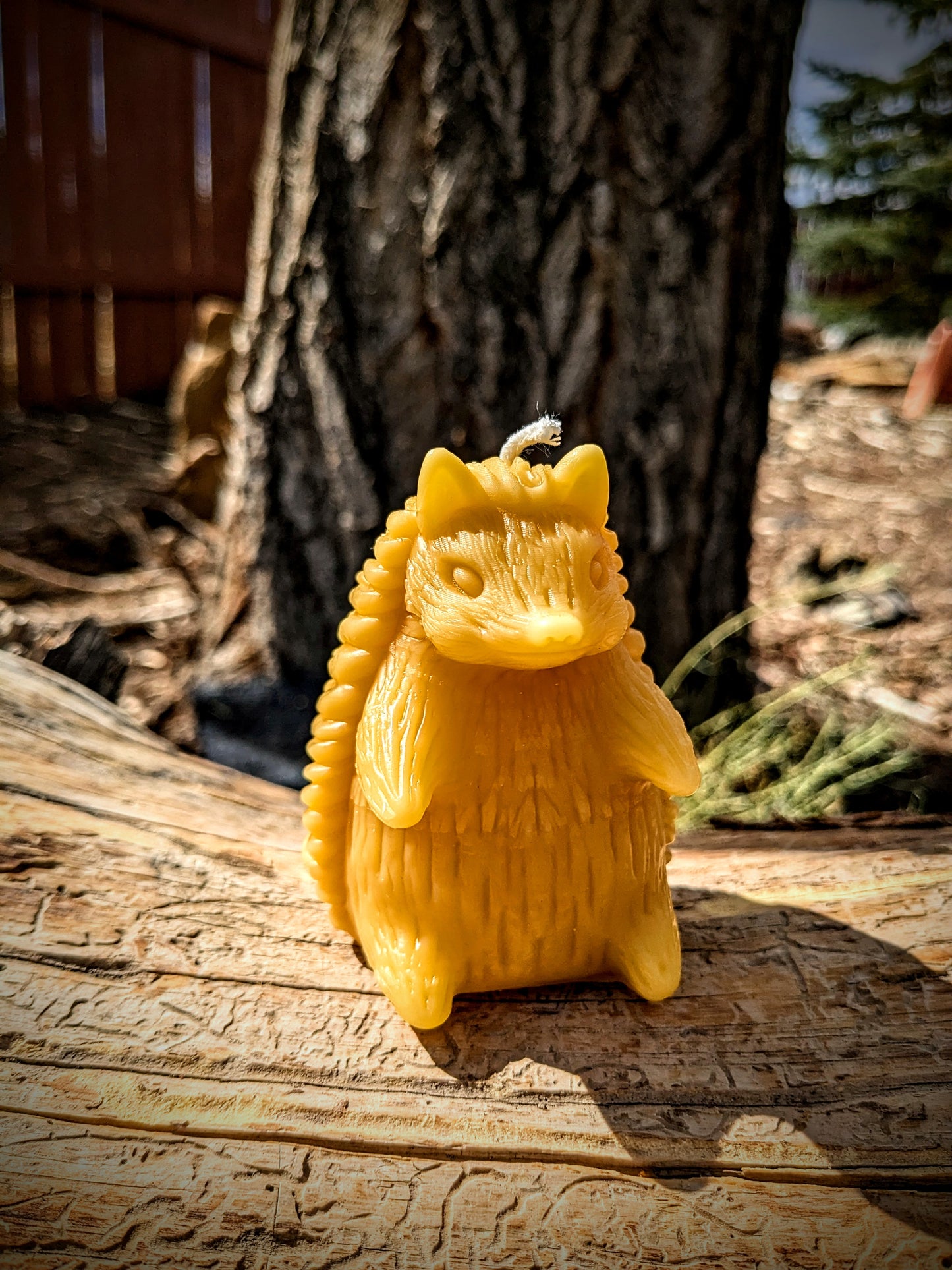 Hedgehog Candle - 100% Beeswax