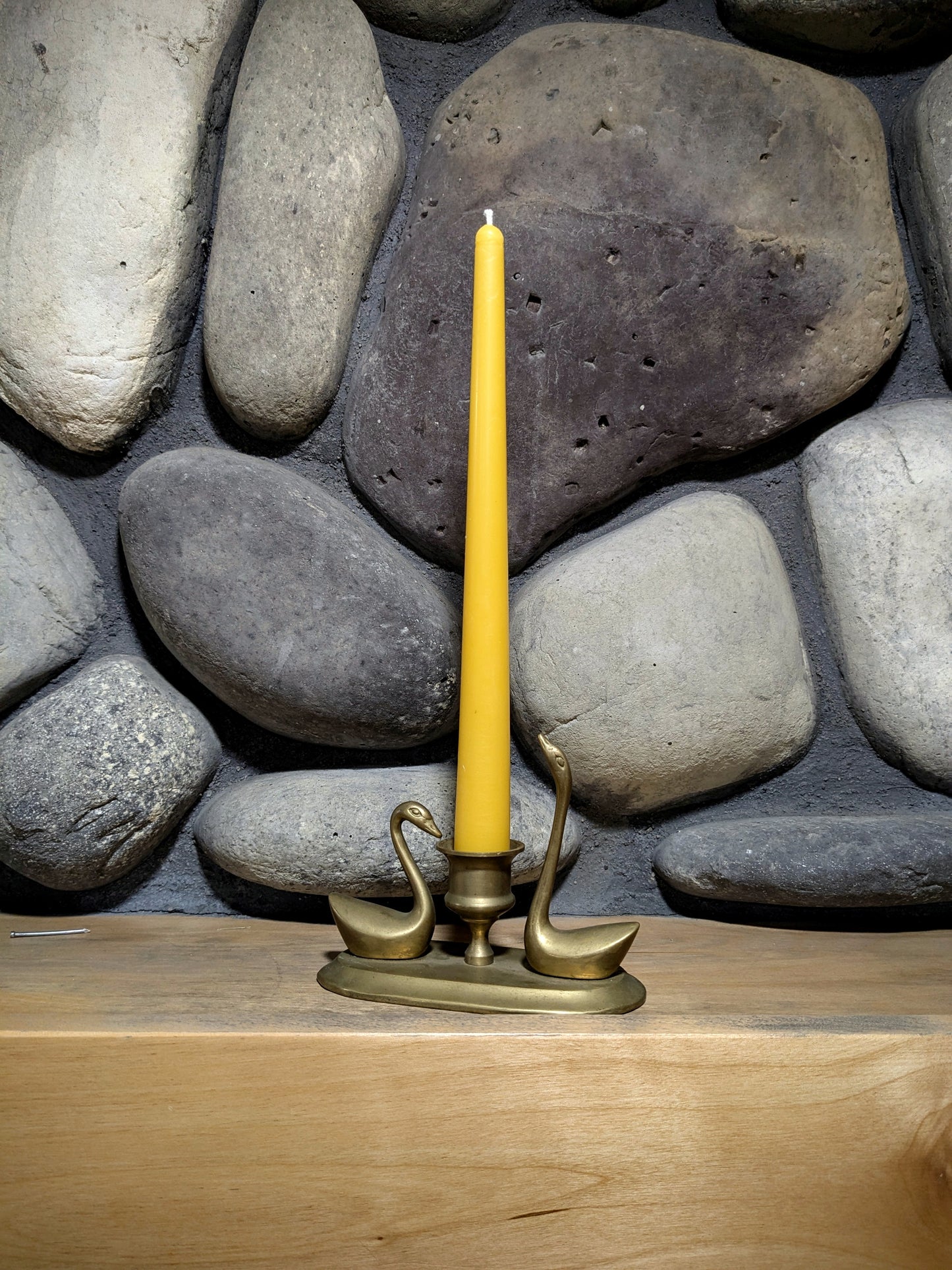 10" Yellow Taper Candle 100% Pure Beeswax