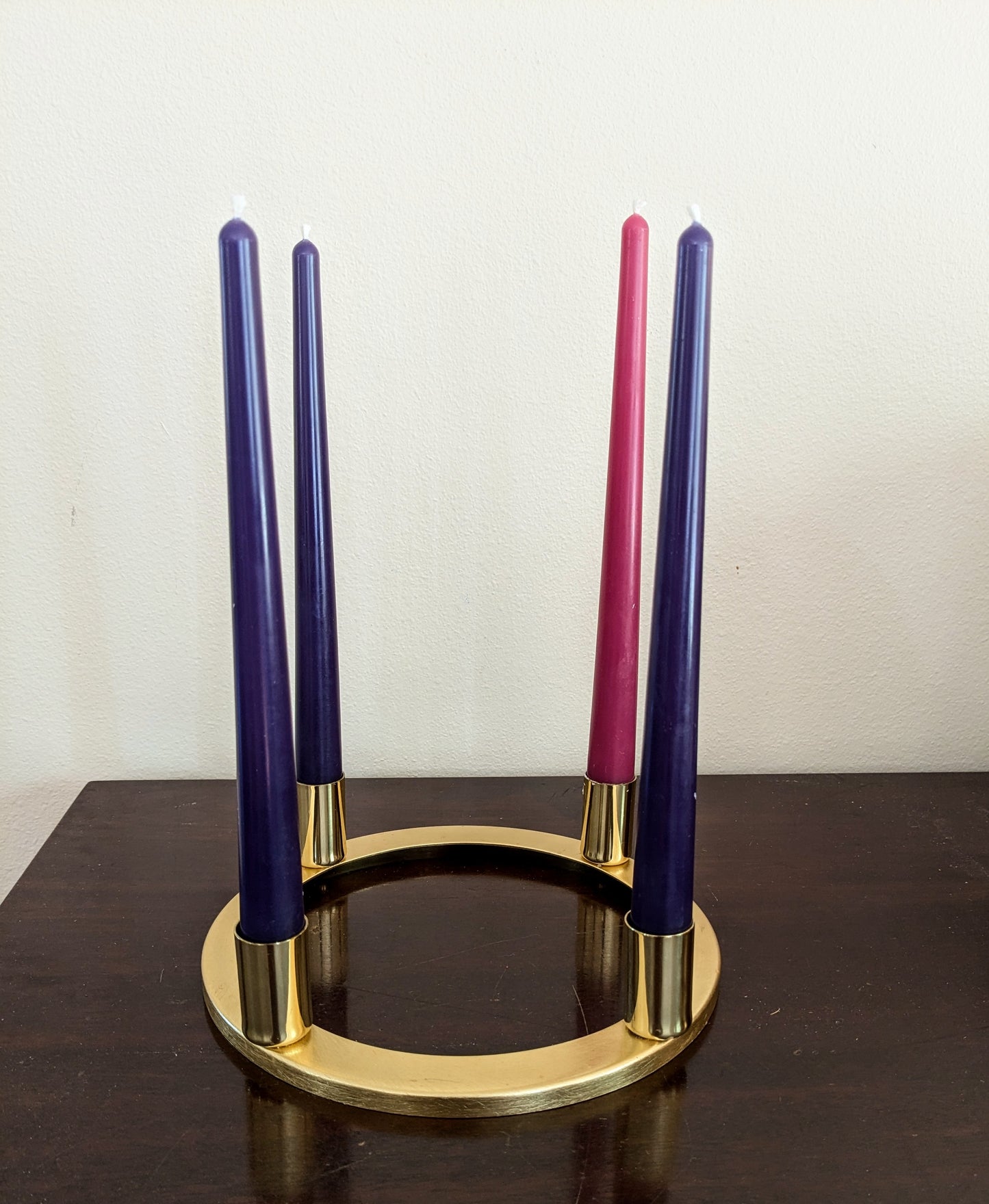 100% Beeswax Advent Taper Candle - set of 4