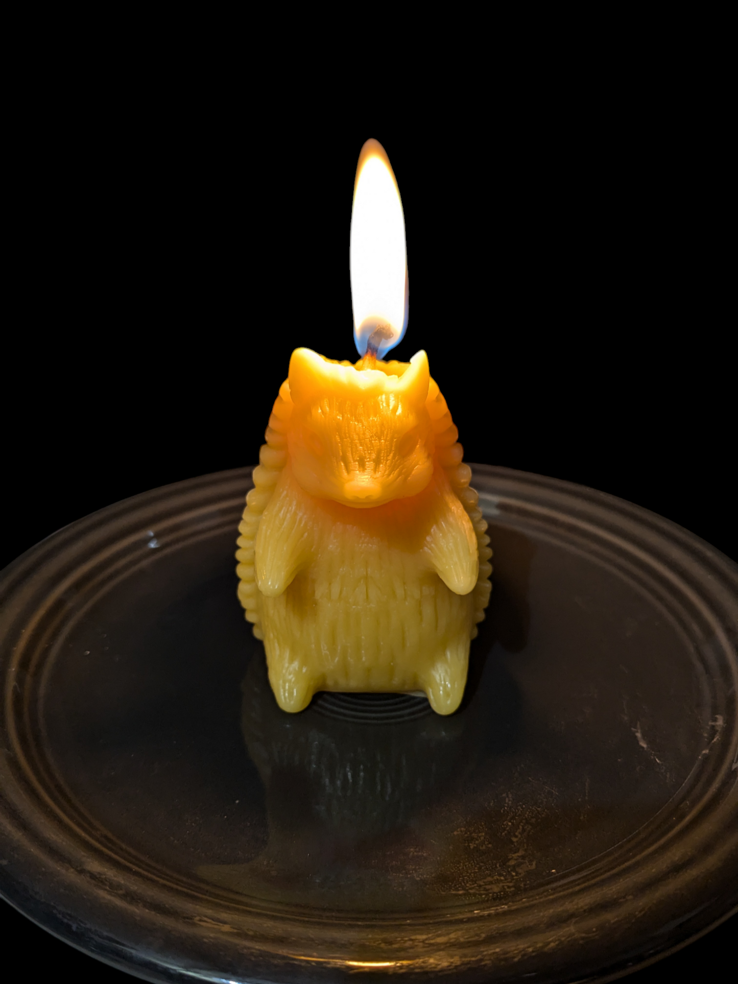 Hedgehog Candle - 100% Beeswax