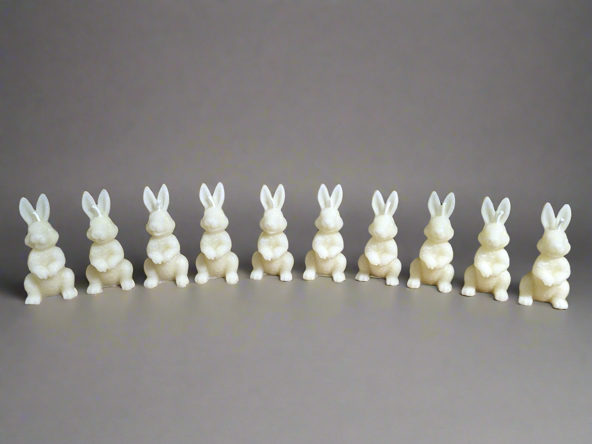 Small Rabbit Candle -100% Beeswax