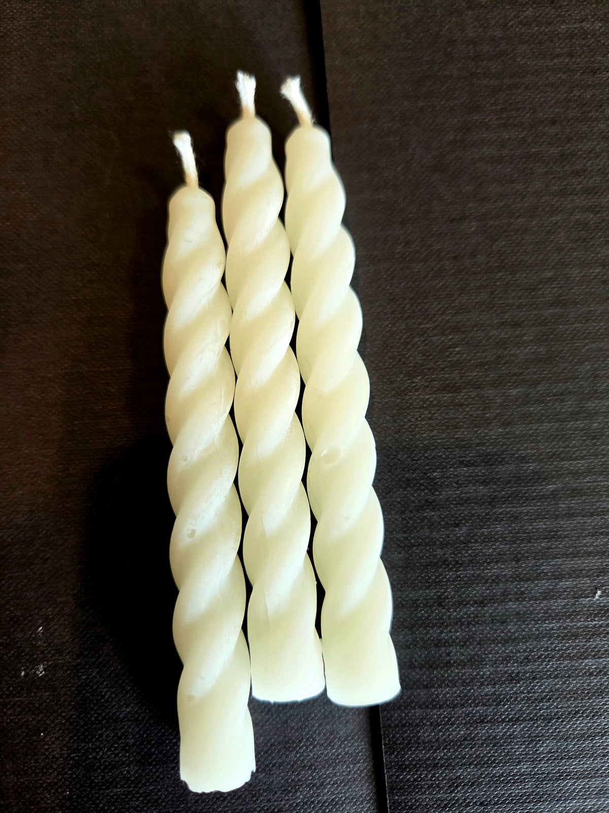Mini Twisted Taper Candle | 100% USA Beeswax