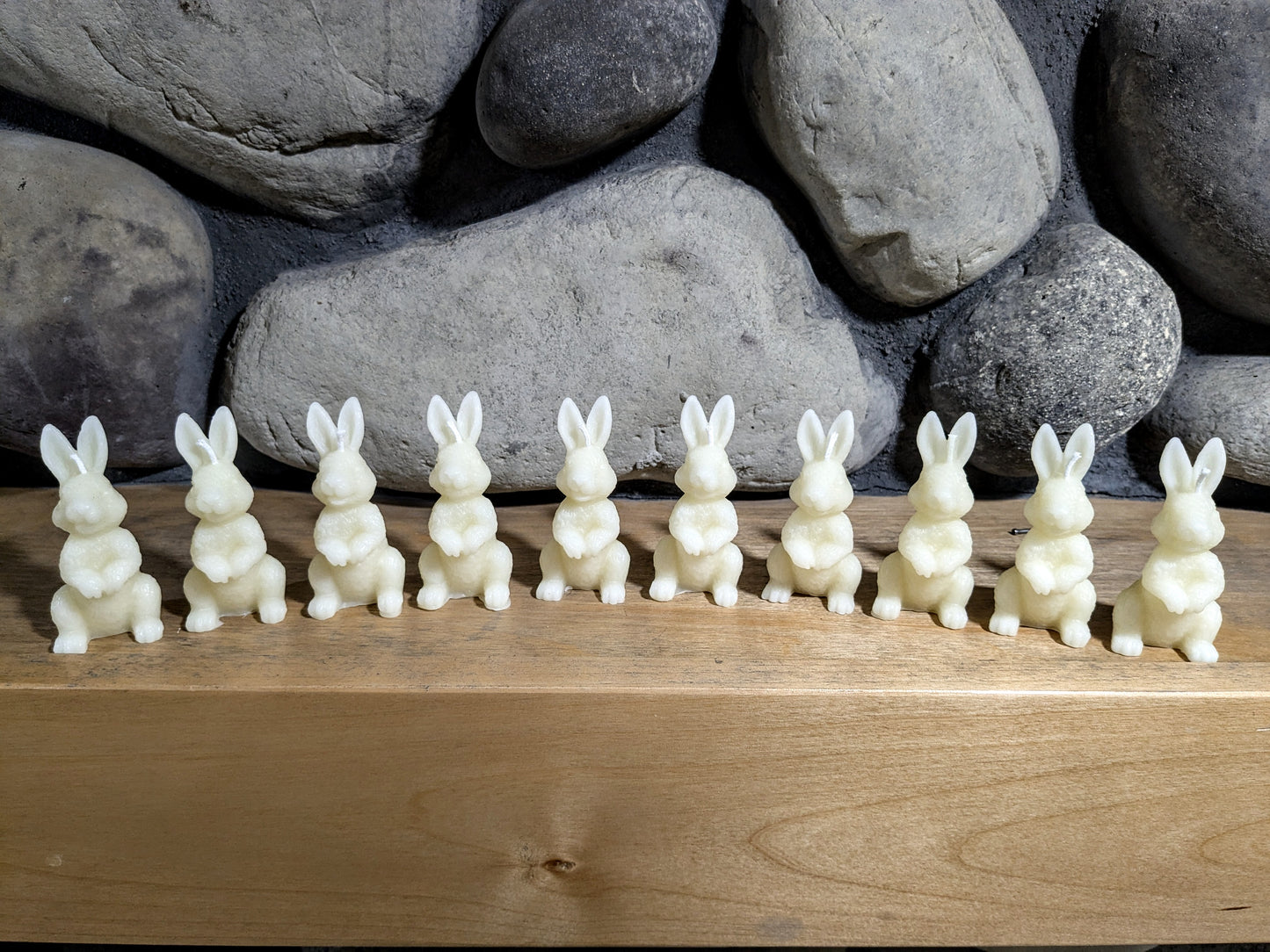 Small Rabbit Candle -100% Beeswax