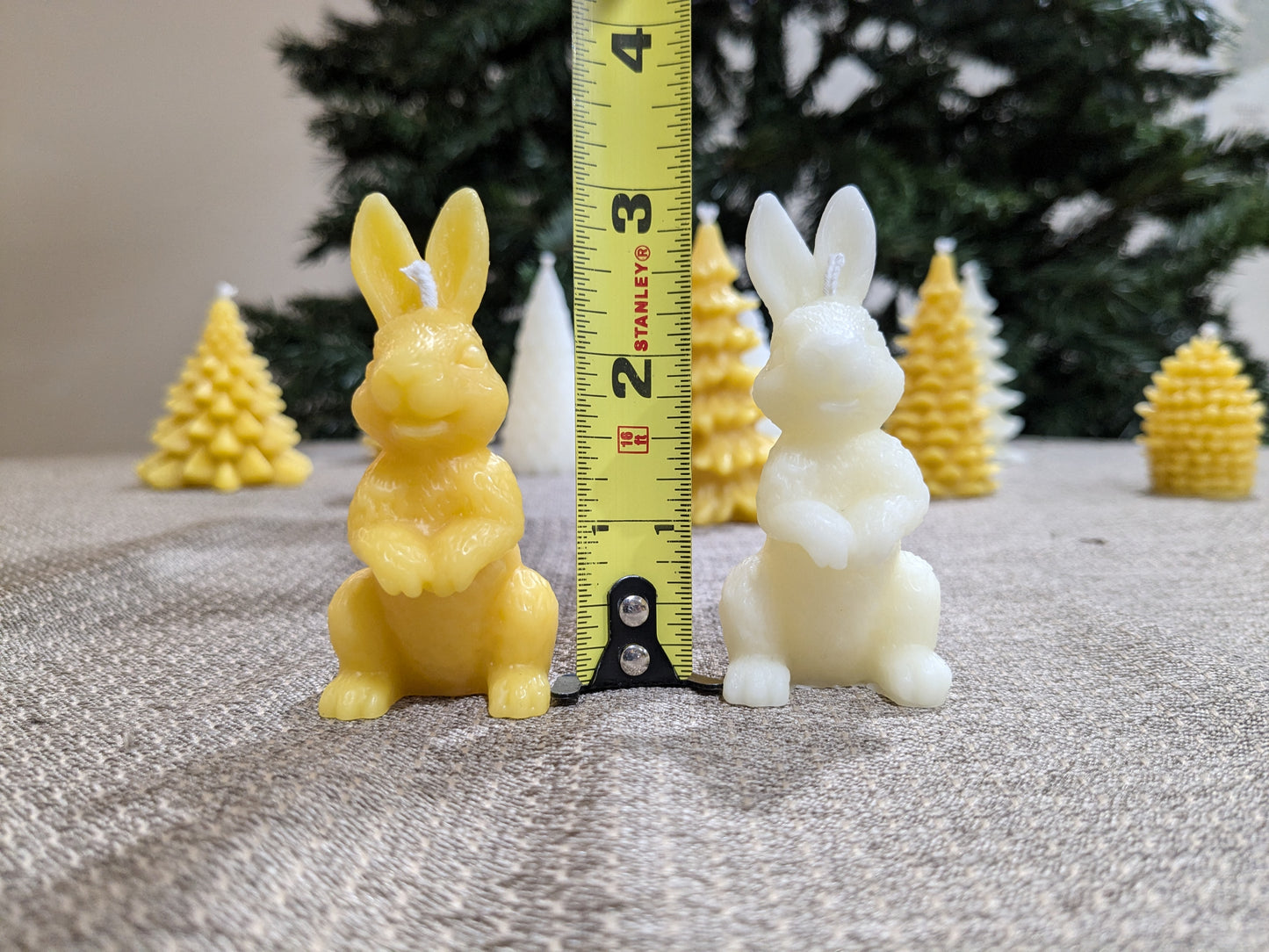 Small Rabbit Candle -100% Beeswax